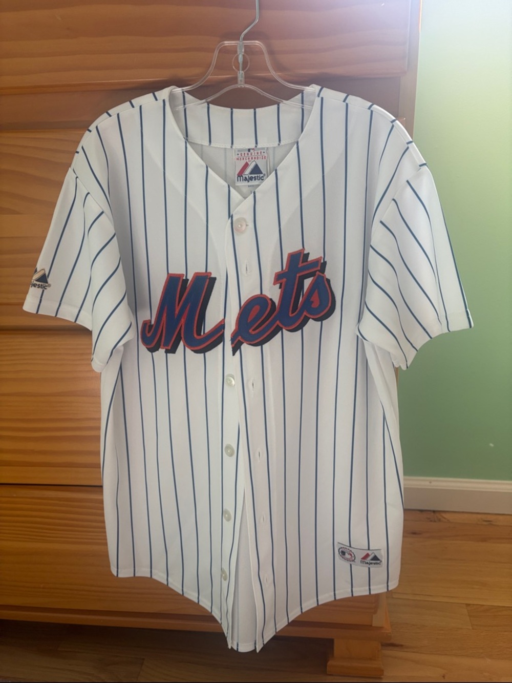 Youth, New York Mets,Majestic Home Replica Jersey